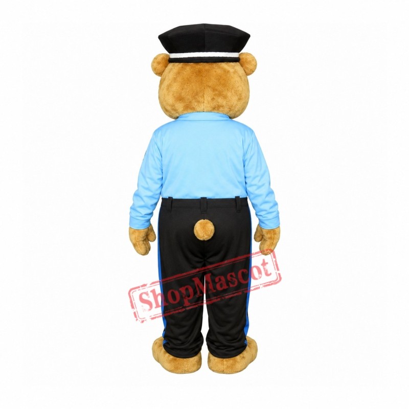 Policeman Bear Mascot Costume Policeman Bear Mascot Costume