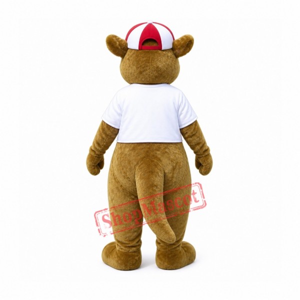 Happy Kangaroo Mascot Costume Happy Kangaroo Mascot Costume