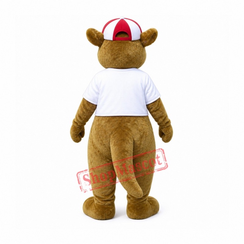 Happy Kangaroo Mascot Costume Happy Kangaroo Mascot Costume