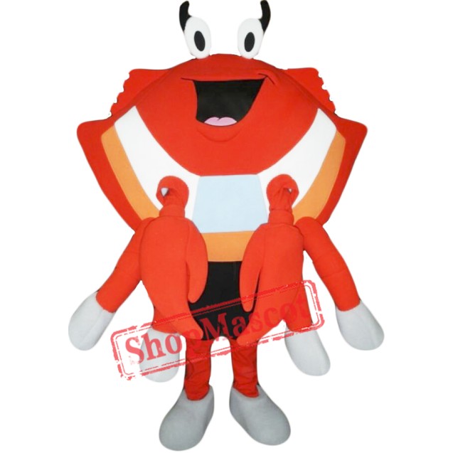 Cute Crab Mascot Costume 