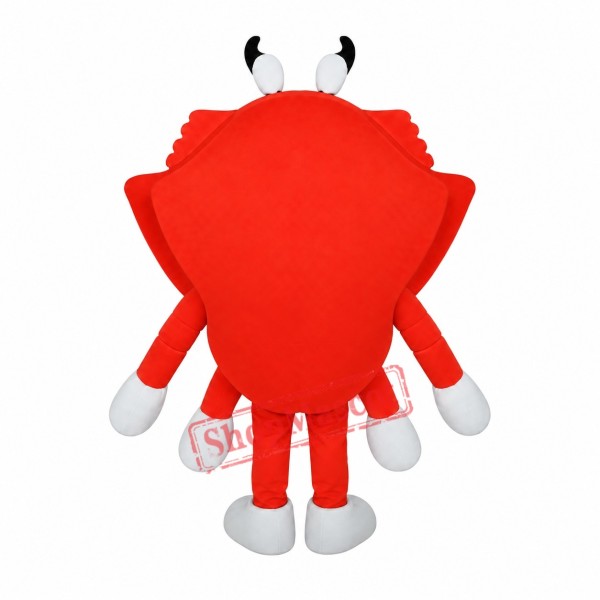 Cute Crab Mascot Costume 