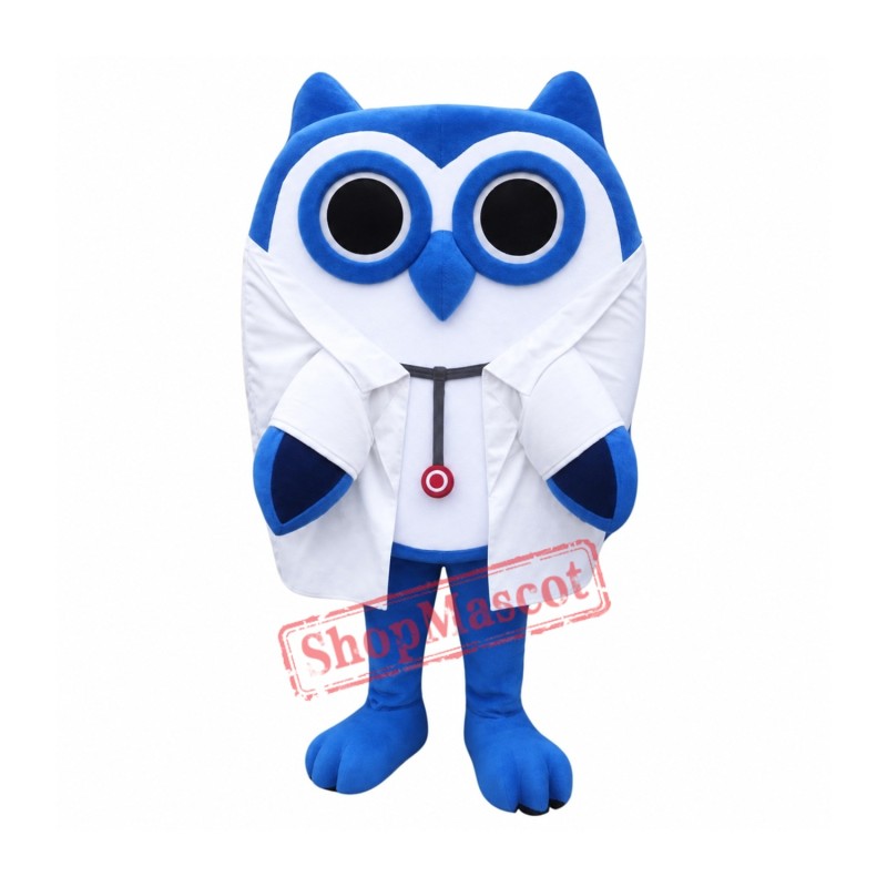 Doctor Owl Mascot Costume Doctor Owl Mascot Costume