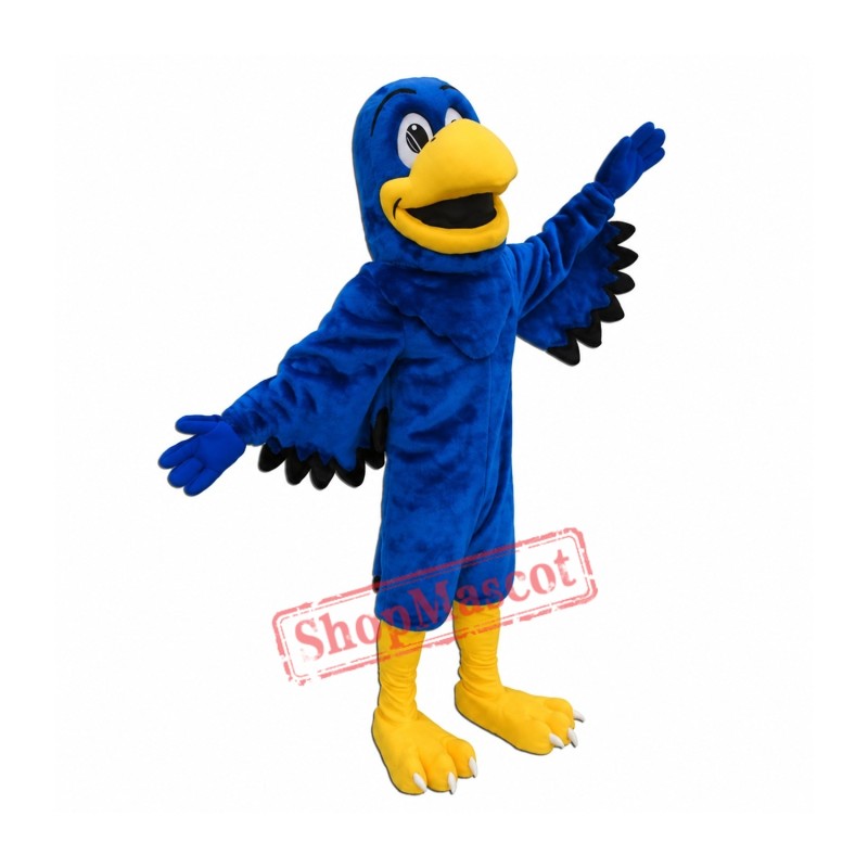 Blue Falcon Mascot Costume Blue Falcon Mascot Costume