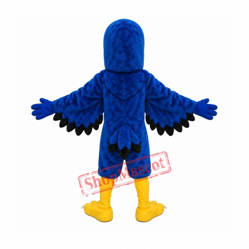 Blue Falcon Mascot Costume Blue Falcon Mascot Costume