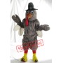 Grey Turkey Mascot Costume