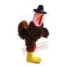 Pink Head Turkey Mascot Costume