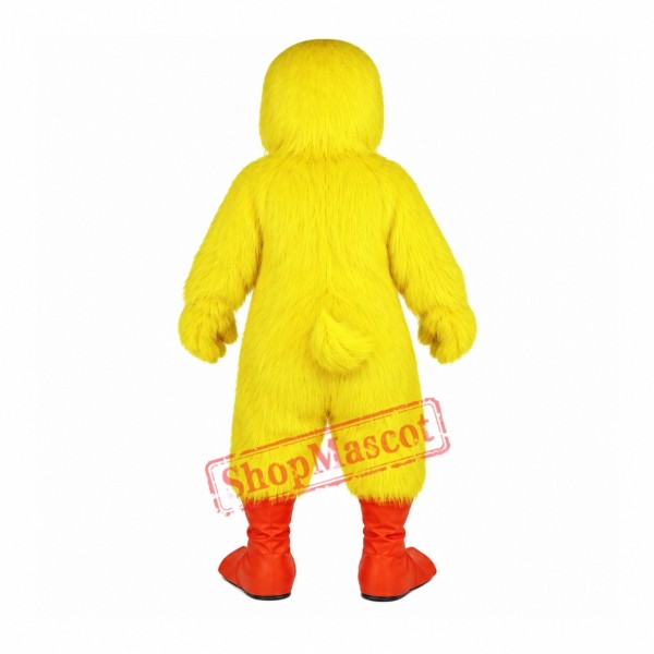 Cute Yellow Duck Mascot Costume