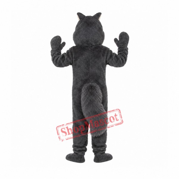 Cute Grey Squirrel Mascot Costume
