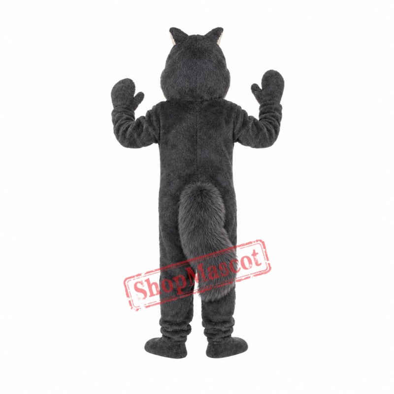 Cute Grey Squirrel Mascot Costume