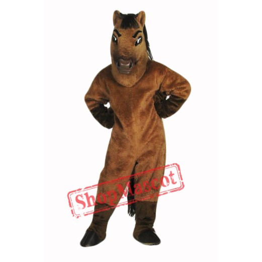 Brown Horse Mascot Costume