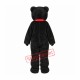 Black Storybook Bear Mascot Costume Black Storybook Bear Mascot Costume