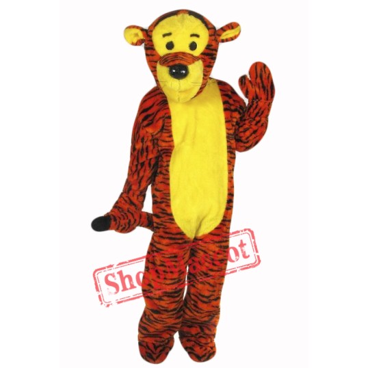 Bouncy Tiger Mascot Costume