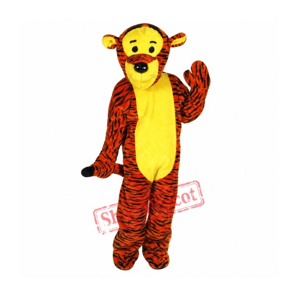 Bouncy Tiger Mascot Costume Bouncy Tiger Mascot Costume
