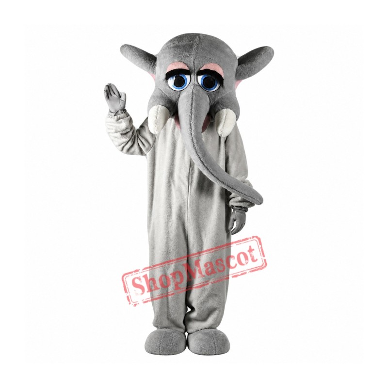 Female Elephant Mascot Costume Free Shipping