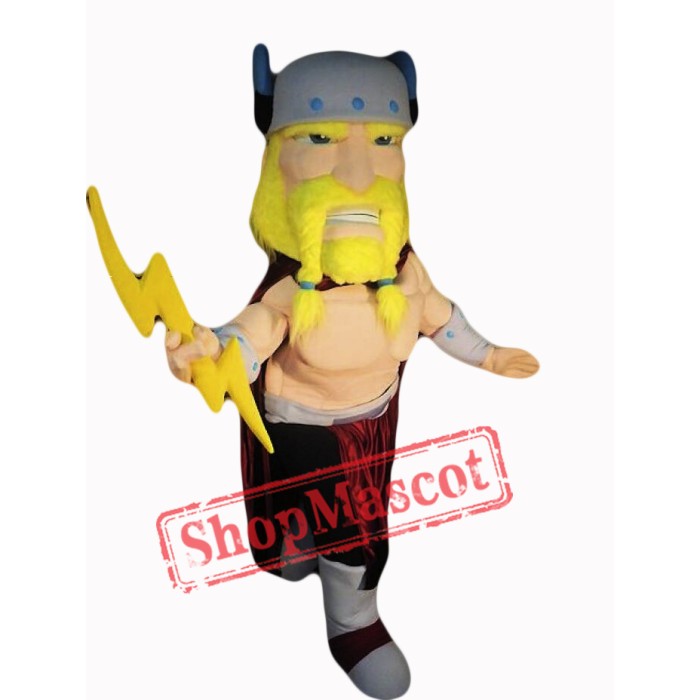 Thor Viking Mascot Costume