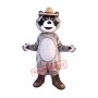 Grey Raccoon Mascot Costume