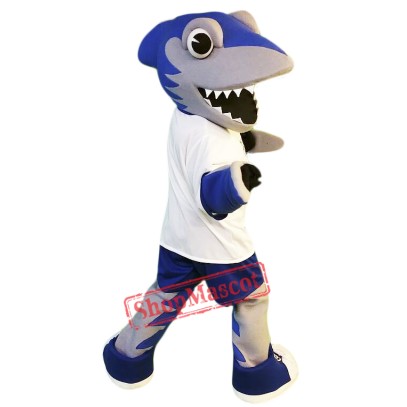 University Shark Mascot Costume