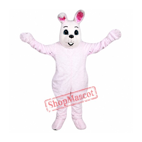 Pink Easter Bunny Mascot Costume Pink Easter Bunny Mascot Costume