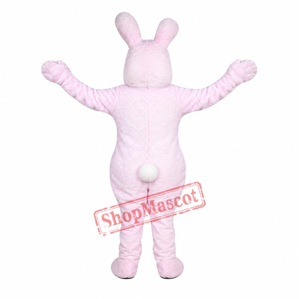 Pink Easter Bunny Mascot Costume