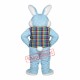 Blue Easter Bunny Mascot Costume Blue Easter Bunny Mascot Costume