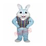 Blue Easter Bunny Mascot Costume