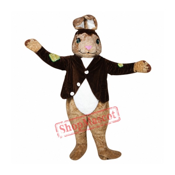 Brown Easter Bunny Mascot Costume