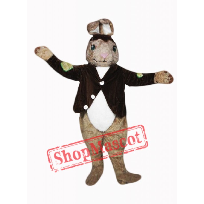 Brown Easter Bunny Mascot Costume