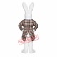 Fierce Easter Bunny Mascot Costume Fierce Easter Bunny Mascot Costume