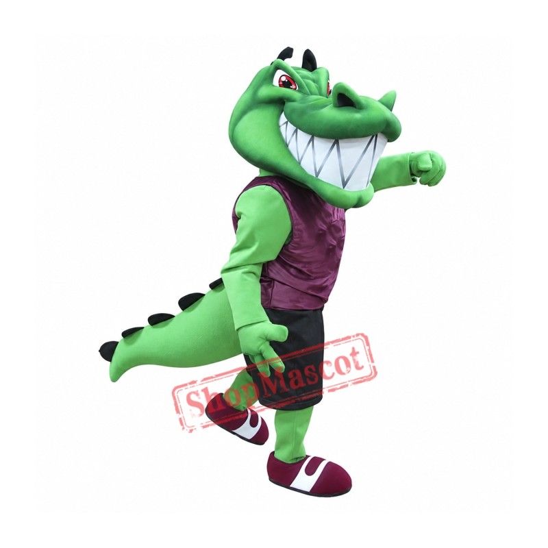 College Crocodile Mascot Costume College Crocodile Mascot Costume