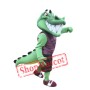 College Crocodile Mascot Costume