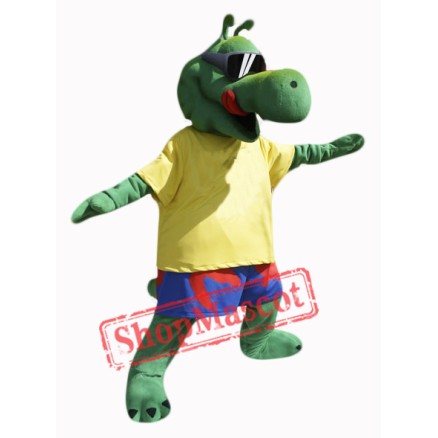 Cool Alligator Mascot Costume