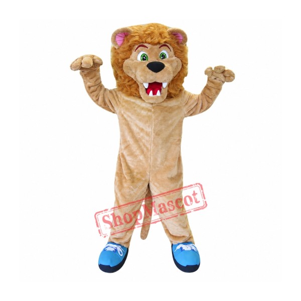 High School Lion Mascot Costume Free Shipping
