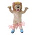 High School Lion Mascot Costume Free Shipping
