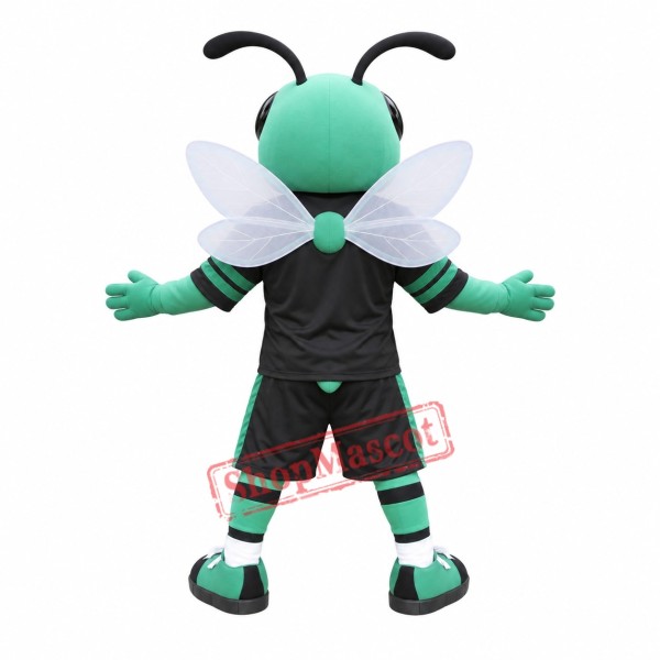 Green Sport Hornet Mascot Costume Green Sport Hornet Mascot Costume