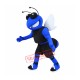 College Blue Hornet Mascot Costume