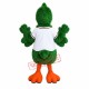 Green Duck Mascot Costume Green Duck Mascot Costume