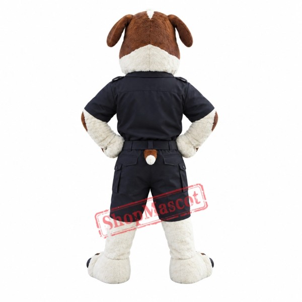Police Dog Mascot Costume Police Dog Mascot Costume
