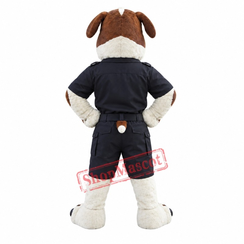 Police Dog Mascot Costume Police Dog Mascot Costume