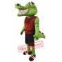 College Crocodile Mascot Costume