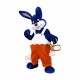 Blue & White Rabbit Mascot Costume Blue & White Rabbit Mascot Costume