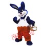 Blue & White Rabbit Mascot Costume