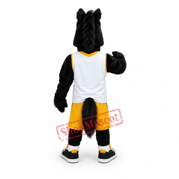 Sport Black Horse Mascot Costume Sport Black Horse Mascot Costume
