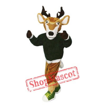 College Sport Deer Mascot Costume