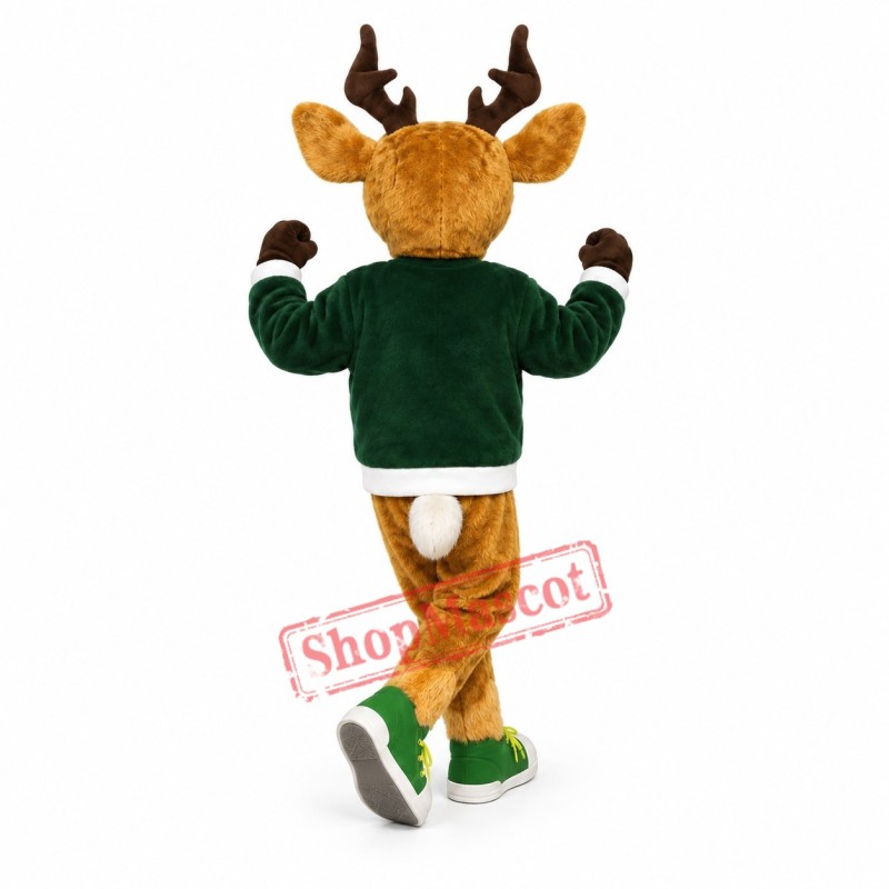 College Sport Deer Mascot Costume
