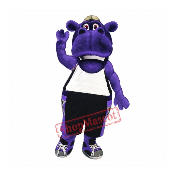 College Hippo Mascot Costume College Hippo Mascot Costume