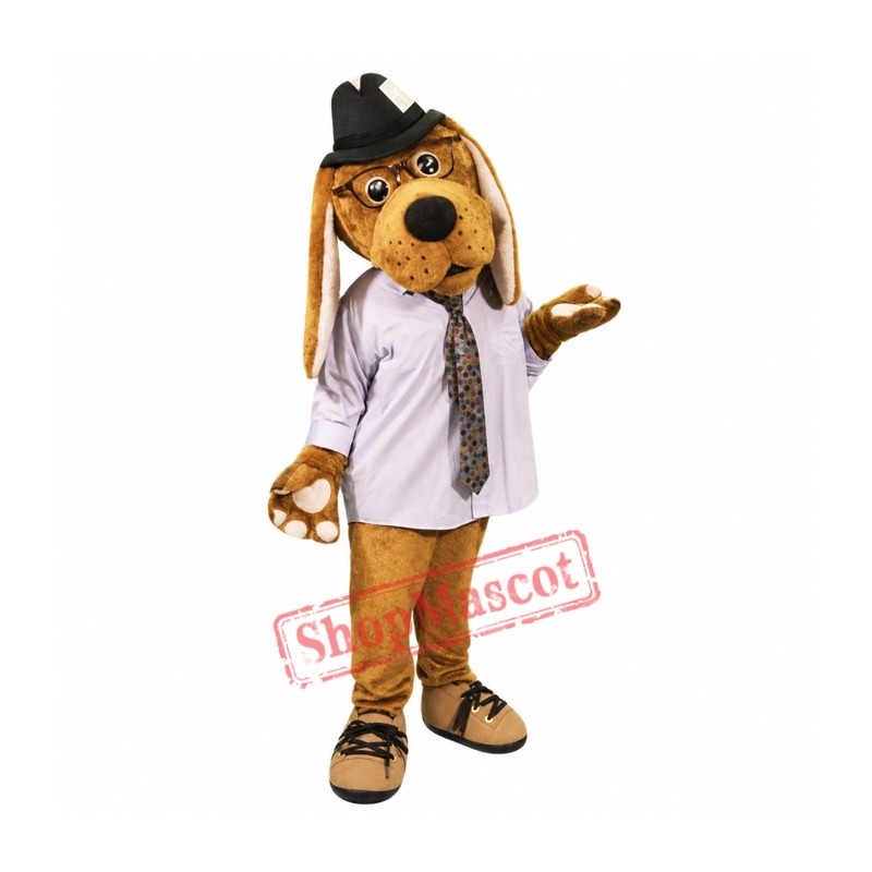 High Quality Brown Dog Mascot Costume High Quality Brown Dog Mascot Costume