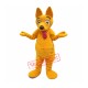 Yellow Dog Mascot Costume Yellow Dog Mascot Costume