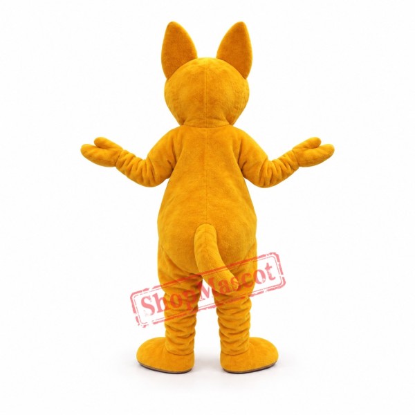 Yellow Dog Mascot Costume Yellow Dog Mascot Costume