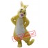 Cute Yellow Rabbit Mascot Costume