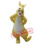 Cute Yellow Rabbit Mascot Costume
